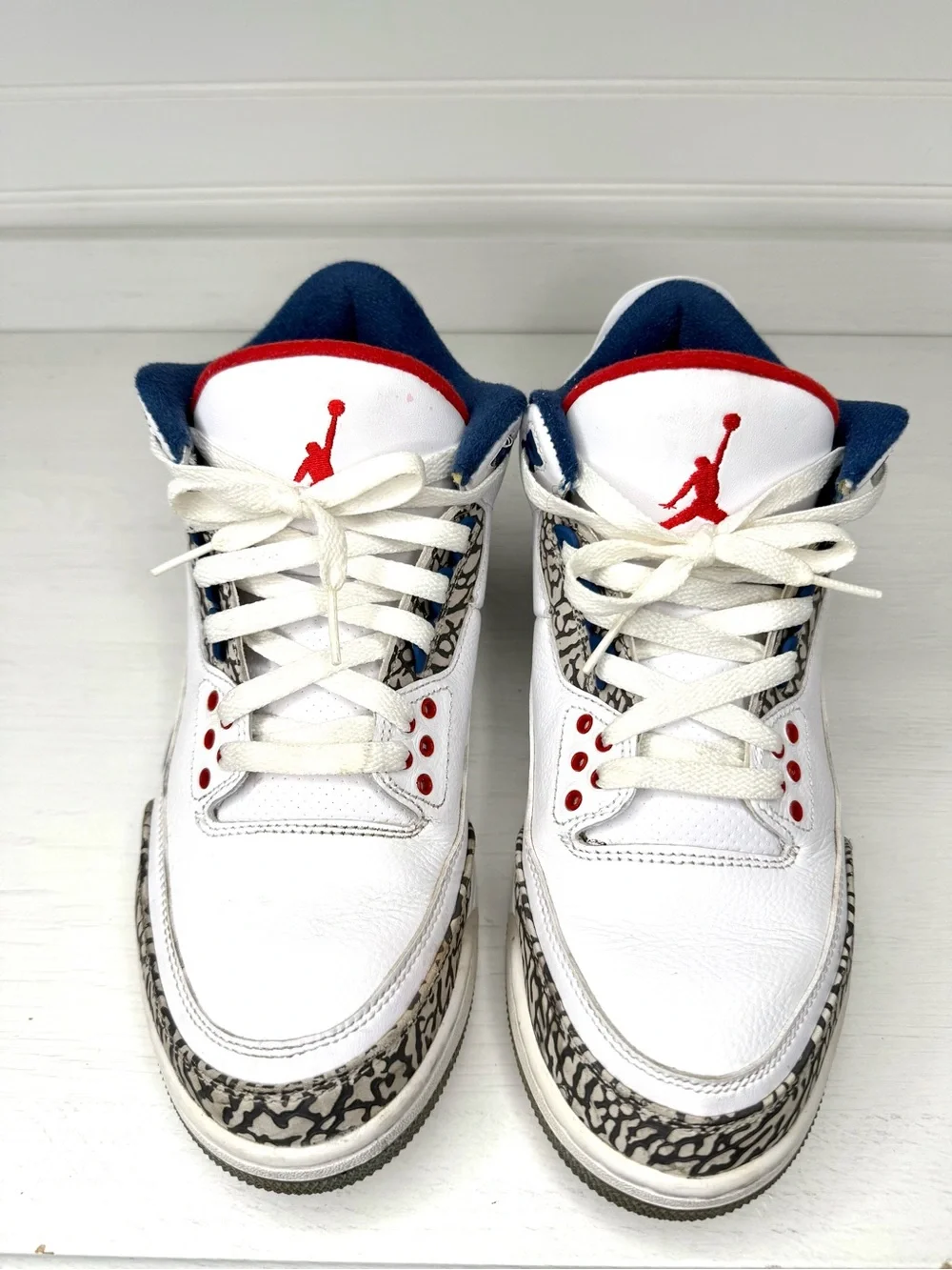 Jordan Air Jordan 3 Retro OG True Blue White/Fire Red 2016 854262-106